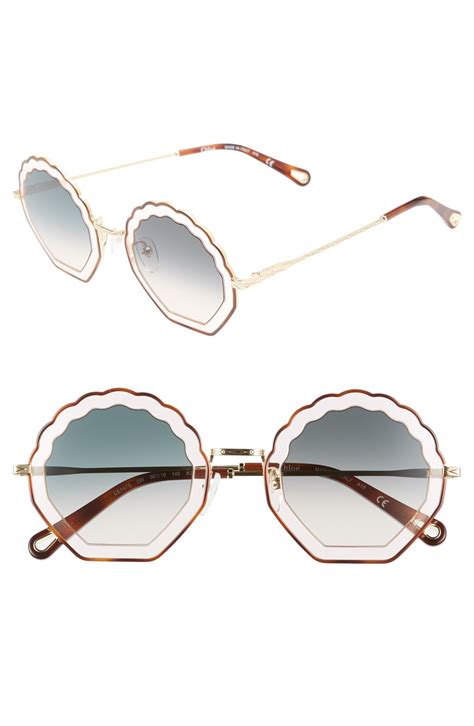 chloe tally sunglasses|Shop Chloé Tally 56MM Shell Sunglasses .